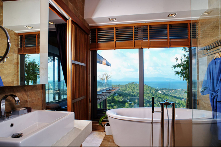 Bathroom, 7 Bedroom Sea View Villa Blue SDV080C-By Samui Dream Villas, Ko Samui