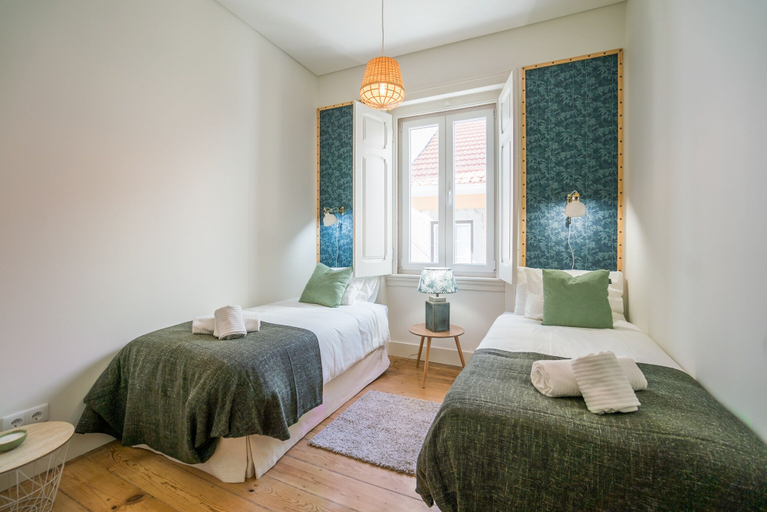 Bedroom 3, Stylish Apartment near Av Liberdade, Lisbon