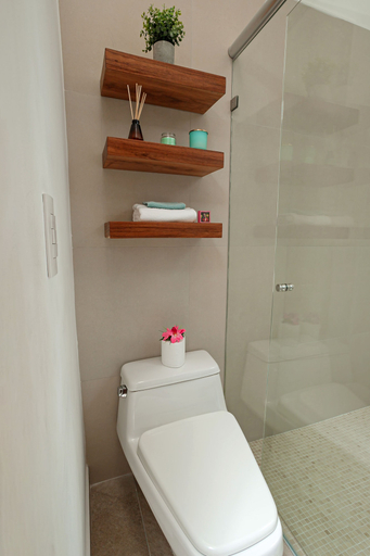 Bathroom 3, Marvellouse Town House, Terrace, Pool and Golf, Cozumel