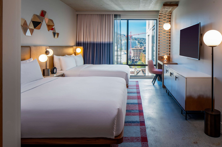 Bedroom 3, Hyatt Centric Downtown Portland, Multnomah