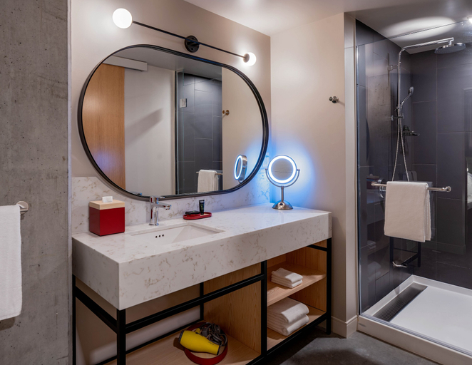 Bathroom 5, Hyatt Centric Downtown Portland, Multnomah