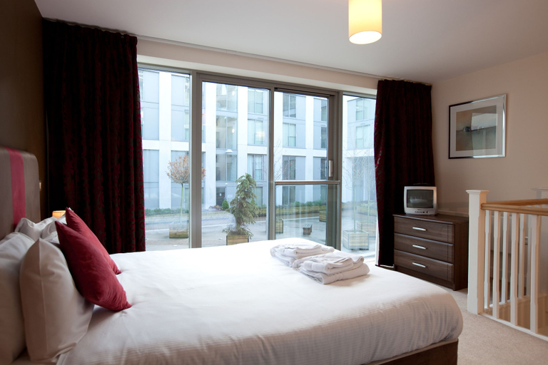 Bedroom 3, The Spires Serviced Apartments Birmingham, Birmingham