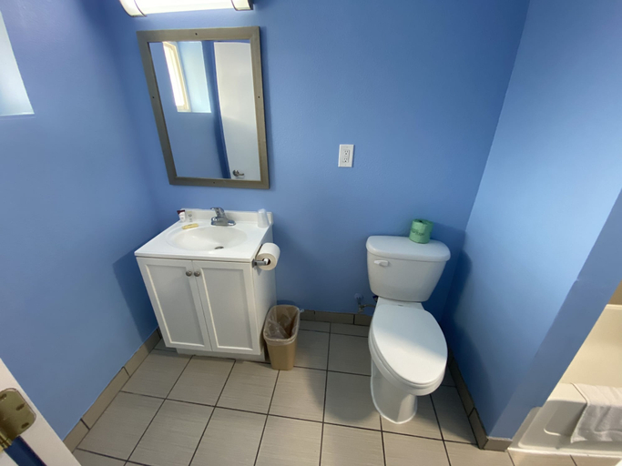 Bathroom 5, Red Carpet Inn and Suites, Burlington