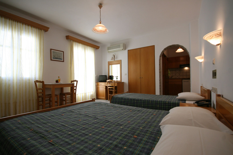 Bedroom 4, Aegeon Apartments, South Aegean