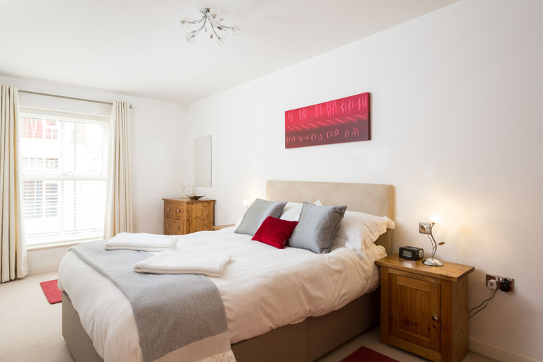 Bedroom, Skeldergate Apartment, York