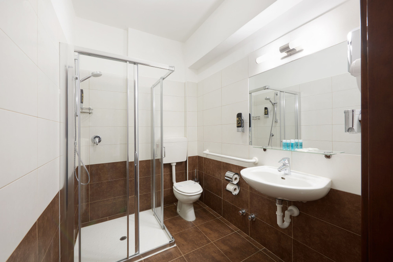 Bathroom 4, Hotel Asterix, Bolzano
