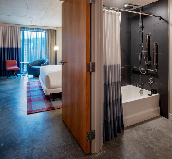 Bathroom 5, Hyatt Centric Downtown Portland, Multnomah