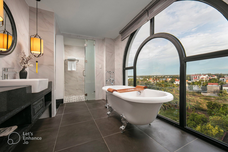 Bathroom 2, Shining Riverside Hoi An Boutique and Spa, Da Nang
