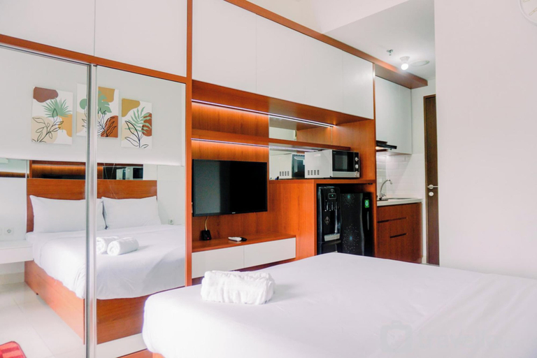 Bedroom 2, Luxury And Modern Studio At Transpark Bintaro Apartment, Tangerang Selatan