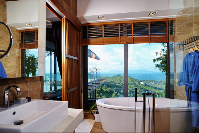 Bathroom, 2 Bedroom Sea View Villa Blue SDV080H-By Samui Dream Villas, Ko Samui