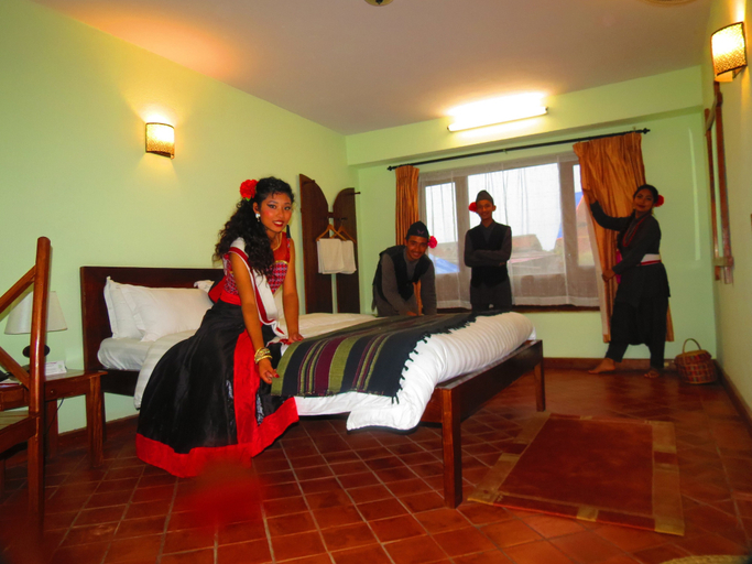 Bedroom 4, Khwapa Chhen Guest House and Restaurant, Bagmati