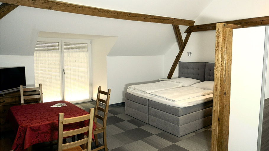 Bedroom 2, Pension am Donaubogen, Regensburg