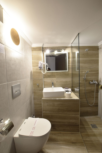 Bathroom 4, John's Hotel, Central Greece