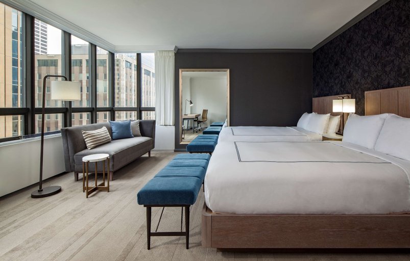 Bedroom 2, The Marquette Hotel, Curio Collection by Hilton, Hennepin