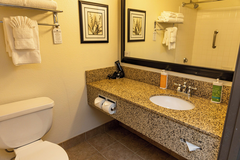 Bathroom 5, Lake Natoma Inn, Sacramento