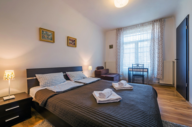 Bedroom 3, Blaha Apartment with Nice View, Budapesti