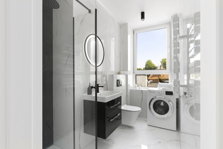Bathroom, Elite Apartments Sopot Seaside, Sopot
