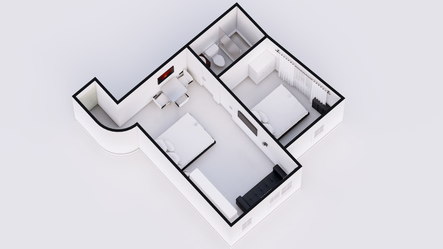 Bedroom 4, Hotel Belleza, Miami-Dade
