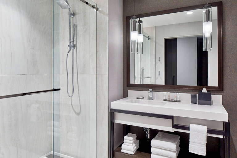 Bathroom 4, UNC Charlotte Marriott Hotel & Conference Center, Mecklenburg