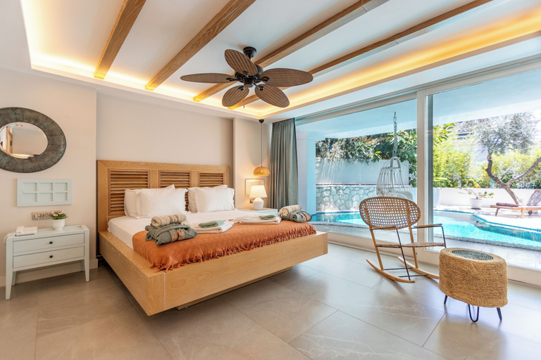 Bedroom 5, Kalkan Saray Suites - Adults Only, Kaş