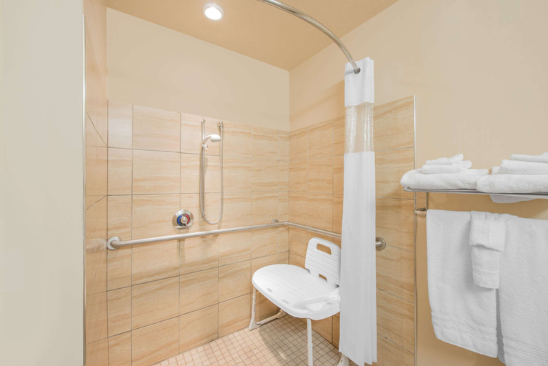 Bathroom 5, Microtel Inn & Suites by Wyndham Quincy Downtown/River Area, Adams