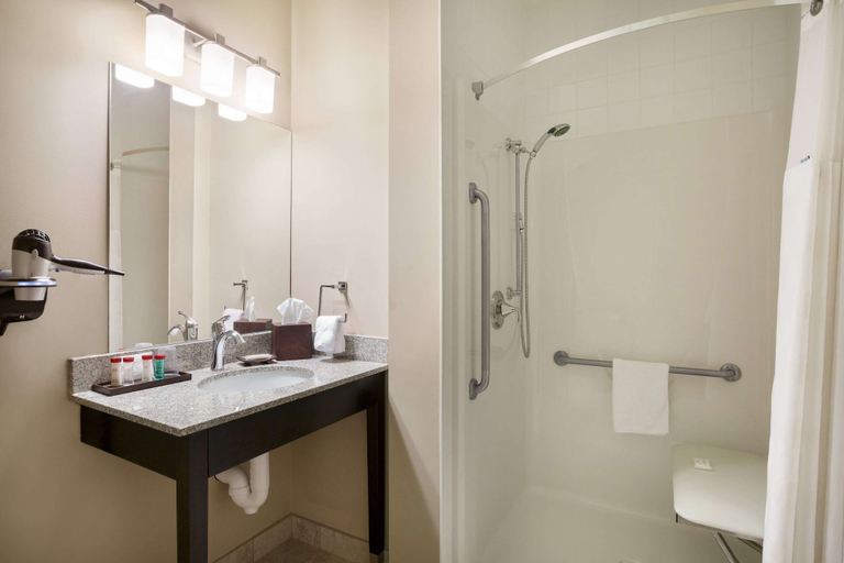 Bathroom 5, Ramada by Wyndham Emerald Park/Regina East, Division No. 6