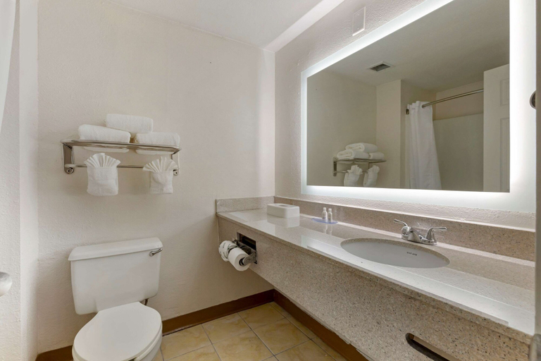 Bathroom 4, Suburban Studios Raleigh North, Wake