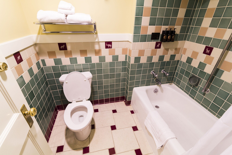 Bathroom 4, Old Faithful Inn - Inside the Park, Teton