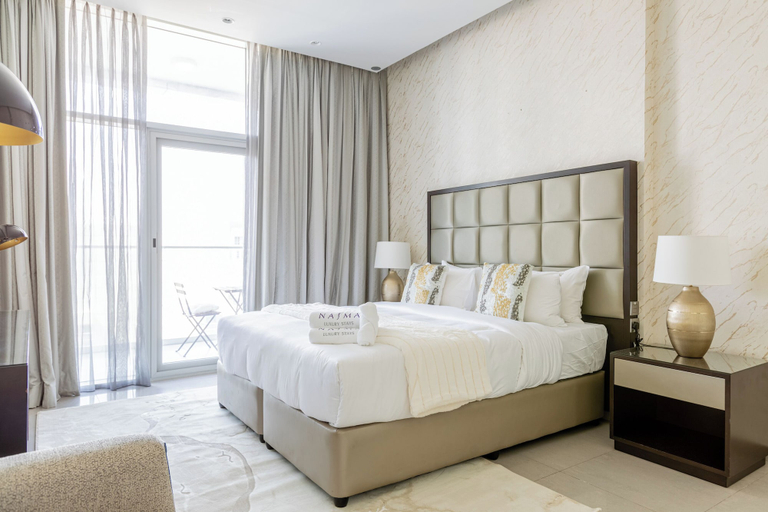 Bedroom 2, Nasma Holiday Homes - DAMAC Majestine, Dubai