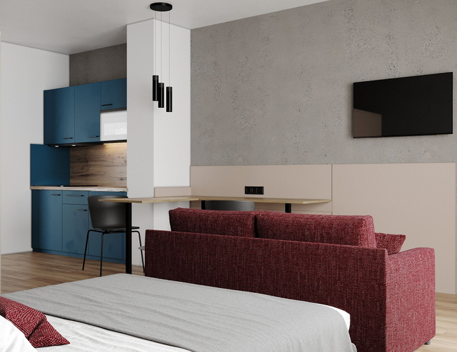 Bedroom 4, Brera Serviced Apartments Singen, Konstanz