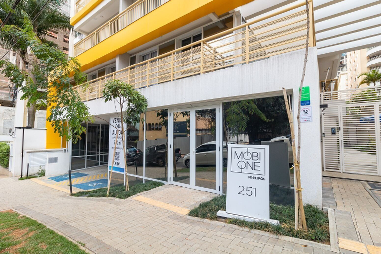 Exterior & Views, Estúdio Moderno com AC e Rooftop, São Paulo