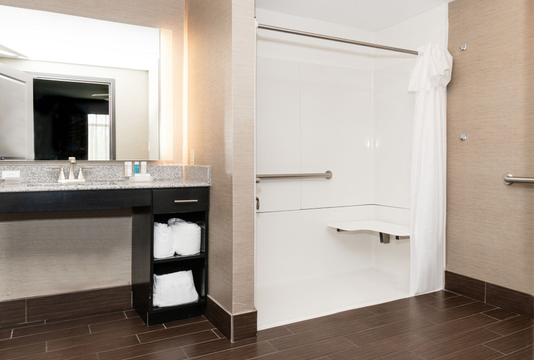 Bathroom 4, Homewood Suites by Hilton Columbus/OSU, OH, Franklin