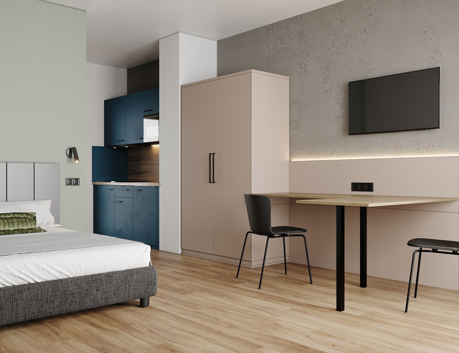 Bedroom 5, Brera Serviced Apartments Singen, Konstanz