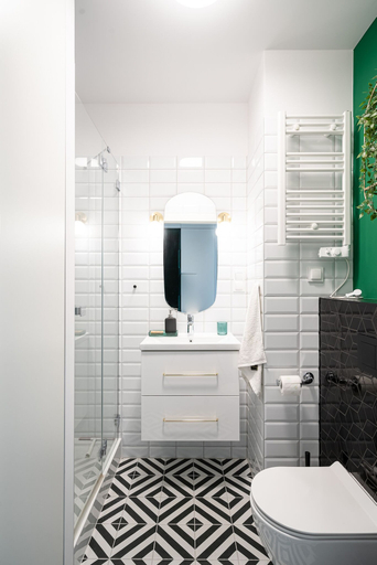 Bathroom 4, RentPlanet - Apartamenty Zarembowicza, Środa Śląska