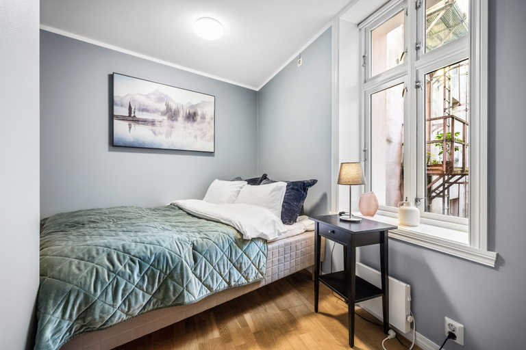 Bedroom 3, Dragesmauet Apartments, Bergen