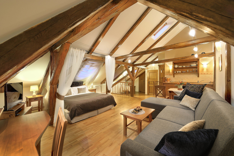 Bedroom 2, Castle View Apartments, Český Krumlov