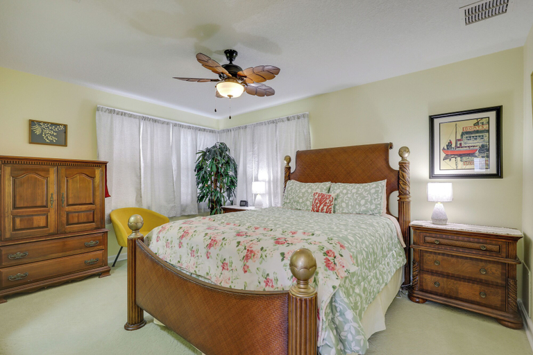 Bedroom 3, Historic St Augustine Bungalow: Walk to Beach, Saint Johns