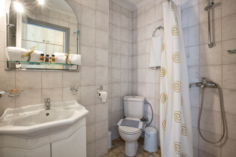 Bathroom 5, Aurora Beach Hotel, Ionian Islands