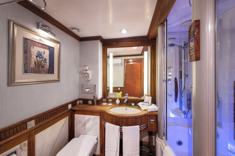 Bathroom 4, Sonesta St George Nile Cruise Ship - 3 & 7 Nights - From Aswan Every Friday, Luxor