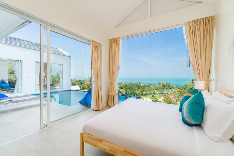 Bedroom 2, HSH V3 4 Bed Sea View Bang Por, Ko Samui