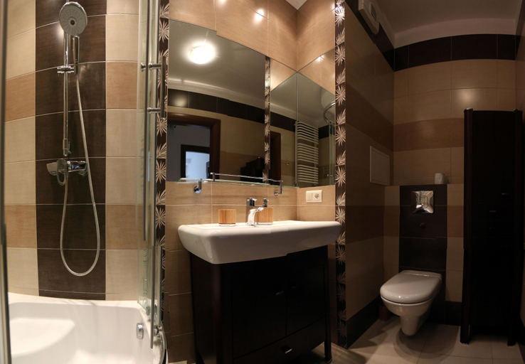 Bathroom, Apartament F&J 12, Toruń City