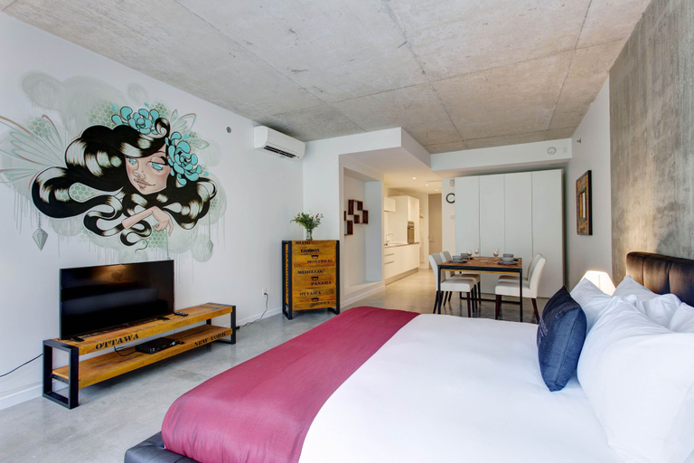 Bedroom 3, Corporate Stays Loft4U Apartments, Montréal