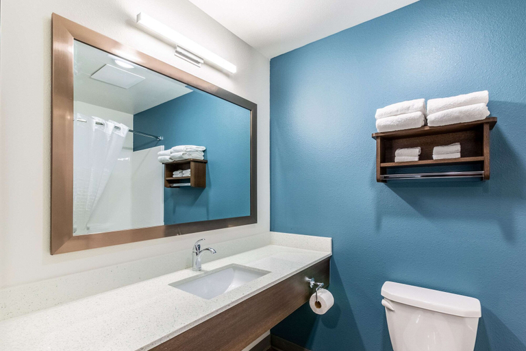Bathroom 4, WoodSpring Suites Indianapolis Airport South, Indianapolis