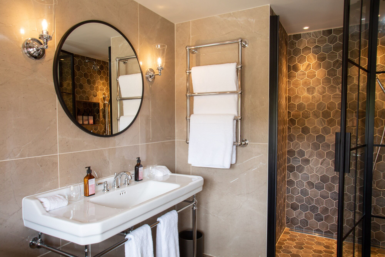 Bathroom 3, The Falcon Hotel, Northamptonshire