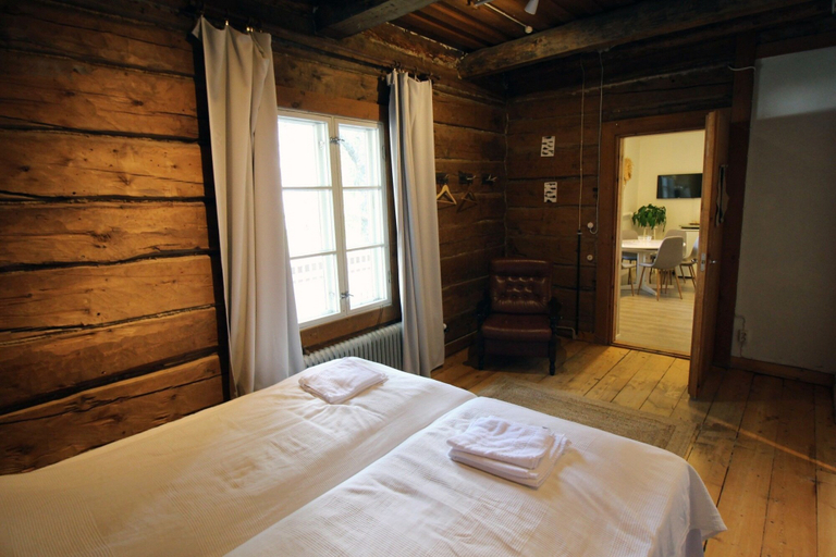 Bedroom 2, LAURI Historical Log House Manor, Lapland
