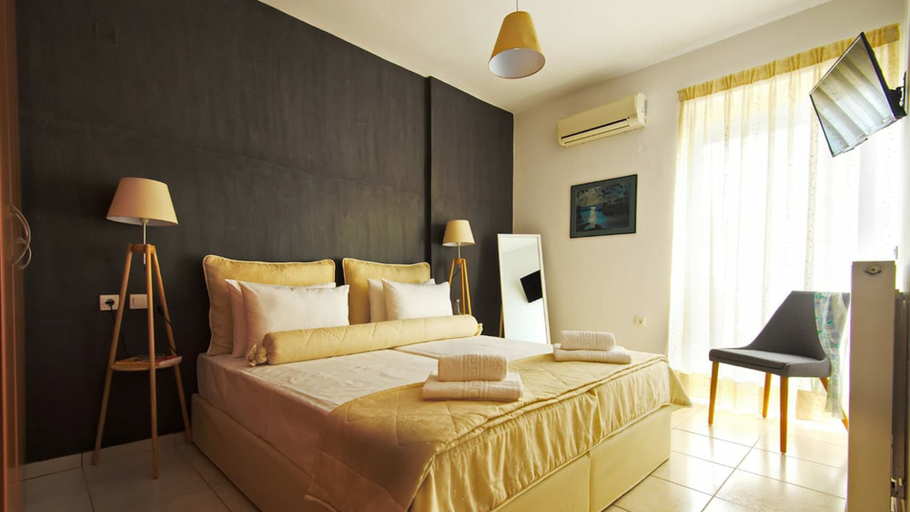 Bedroom 2, Luxury Sea View Penthouse with Hot Tub, Crete