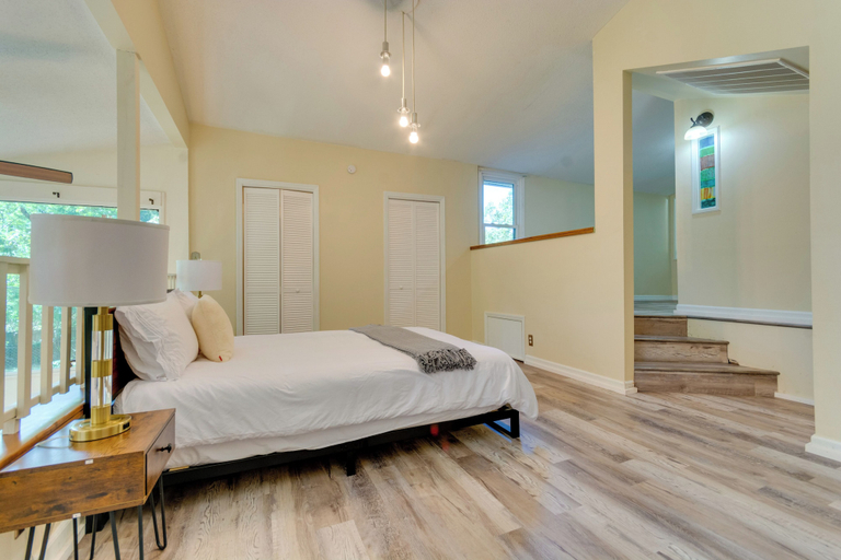 Bedroom 2, Spacious Little Rock Home w/ Yard & Game Room, Pulaski