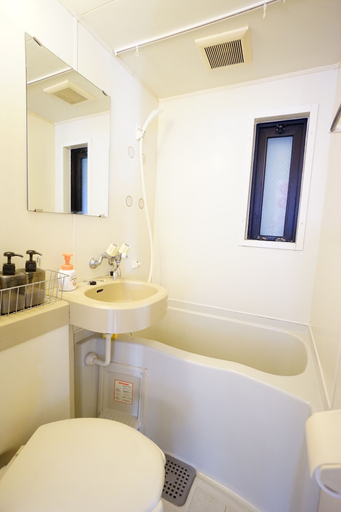 Bathroom, Terry's Apartment Namba I G04E, Osaka