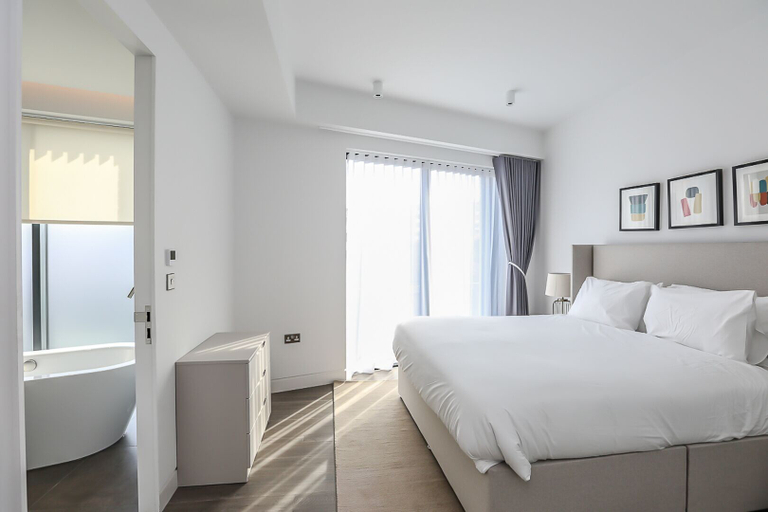 Bedroom 2, The Eight Apartments Shoreditch, London