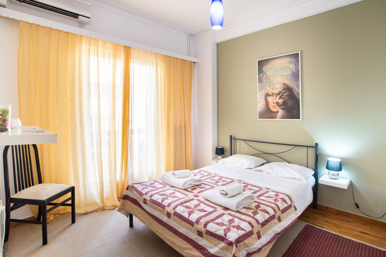 Bedroom 3, Grand Central Athinian Apartments, Attica